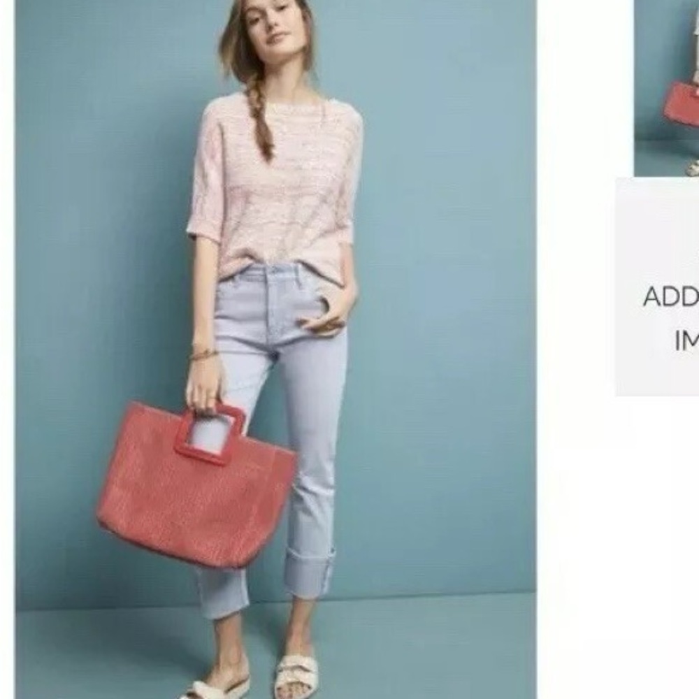 Pilcro anthropologie Light Blue Ankle Jeans